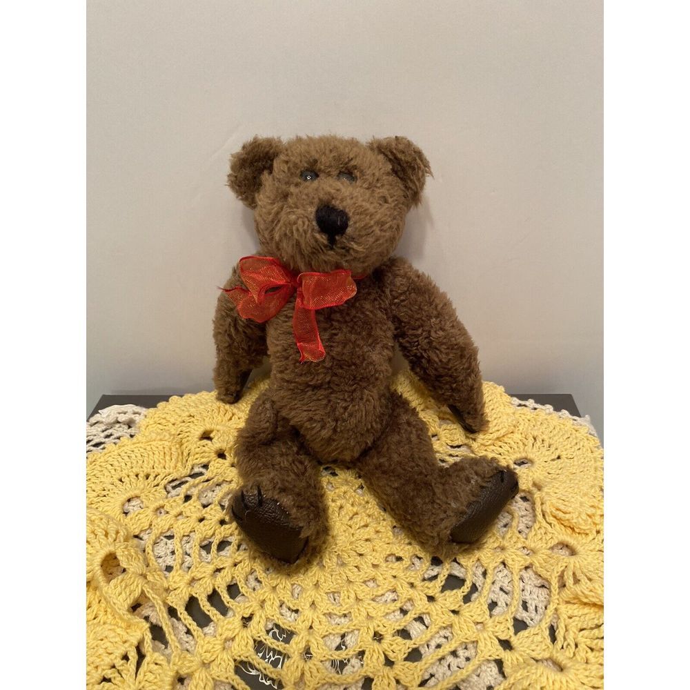 Boyds Bear Collection JB Bean series 1985–94 handmade. Original Ribbon 9 Inches.